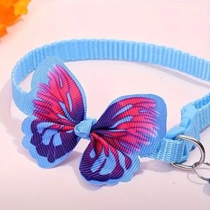 Butterfly Cat Collar With Bell